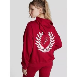 PINK. Victoria’s Secret everyday fleece full zip hoodie